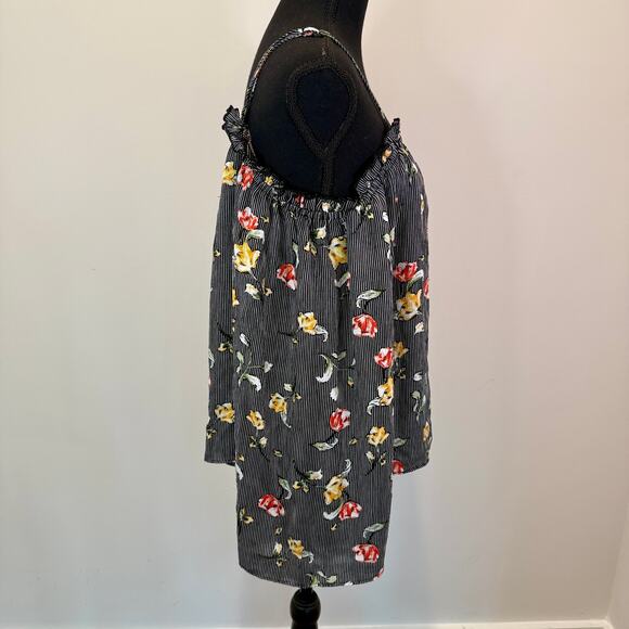 Takara Top Blouse Women’s Large Flowy Lightweight Floral Resort Wear Feminine - Picture 7 of 15